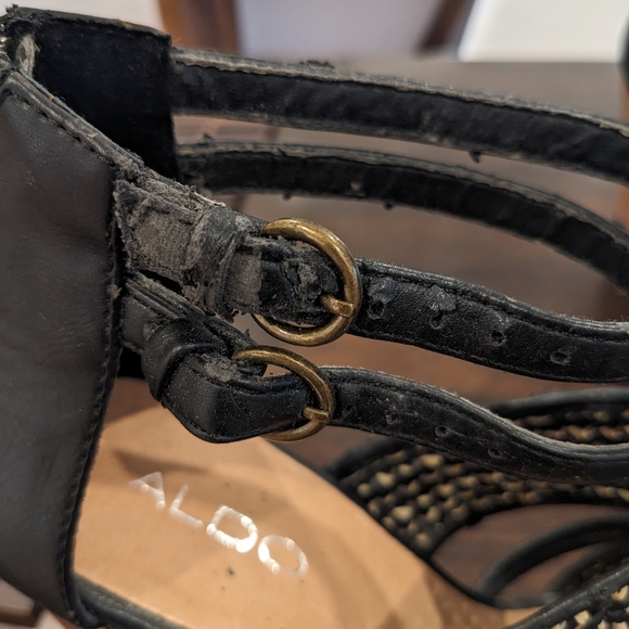 Black & brown wedge heels from Aldo - Picture 6 of 6